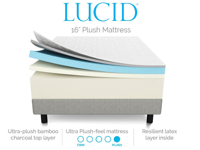 Lucid Plush 16-Inch Mattress