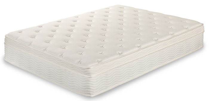 Night Therapy Spring 13 Inch Deluxe Euro Box Top Spring Mattress