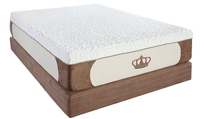 DynastyMattress Cool Breeze 12-Inch Gel Memory Foam Mattress