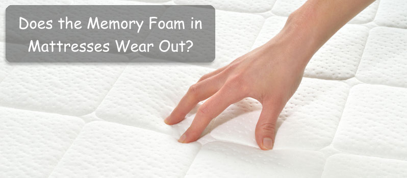 memory foam mattress worn out