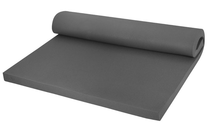 LANGRIA Bamboo Charcoal Infused Memory Foam Mattress Topper