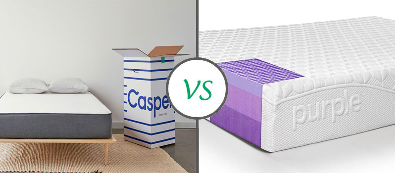 compare purple mattress to casper