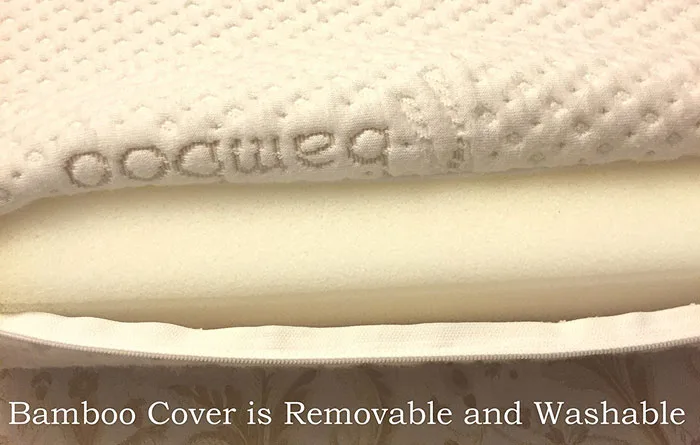 Medium Profile Memory Foam Neck Pillow Feature