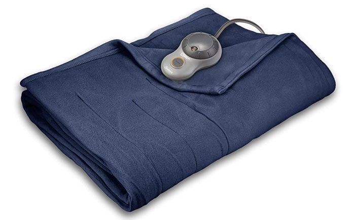 Sunbeam Quilted Fleece Heated Blanket