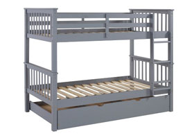 Bunk Beds with Trundle Bed Beneath