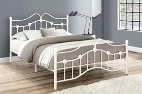 Modern Metal Framed Bed