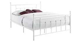 Traditional Metal Framed Bed