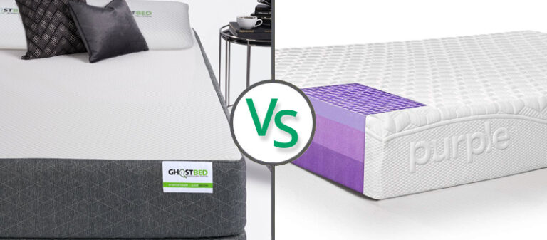 ghostbed vs purple mattress review