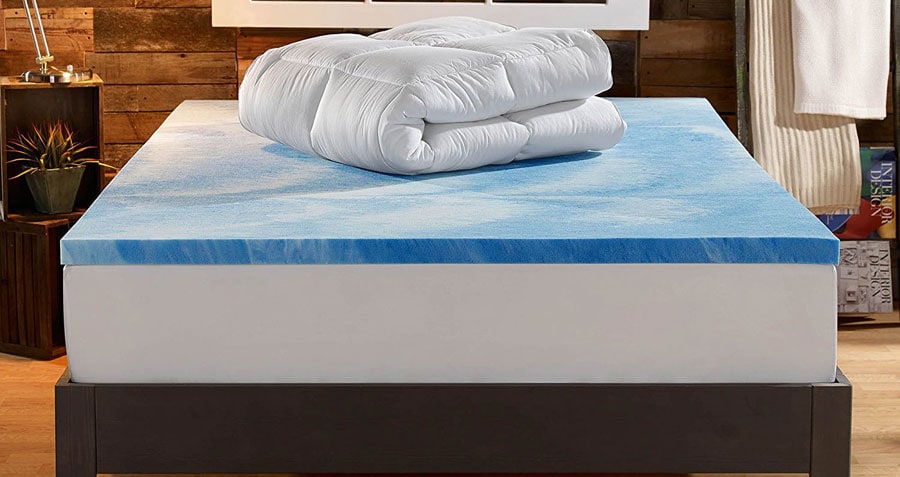 Gel Memory Foam Mattress Topper