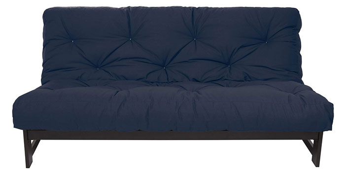 Mozaic Full Size Gel Memory Foam Futon as Sofa