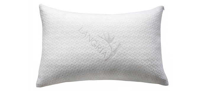 Langria Luxury Bamboo Shredded Memory Foam Pillow