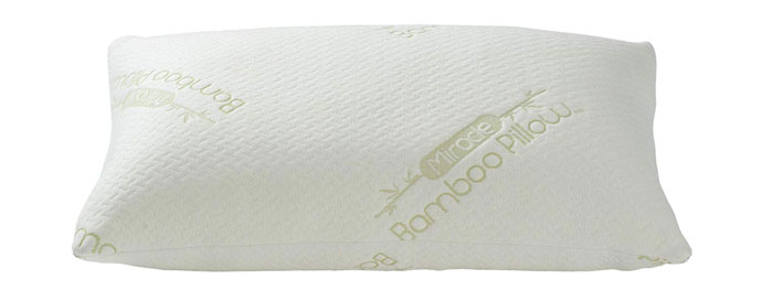 Ontel Miracle Shredded Memory Foam Pillow with Bamboo Cover