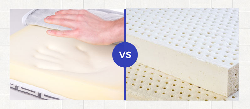 latex mattress vs memory foam mattress