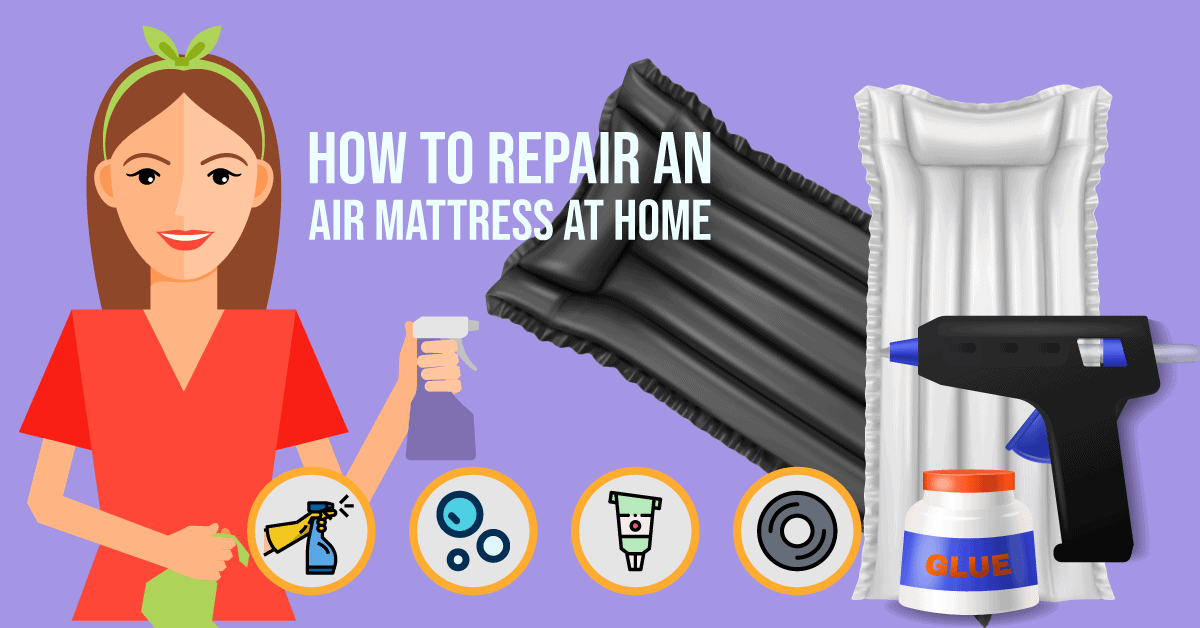 coleman air mattress repair kit instructions