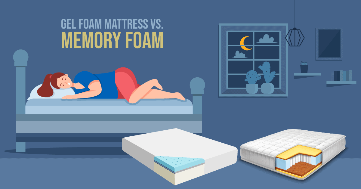 gel memory foam mattress vs memory foam