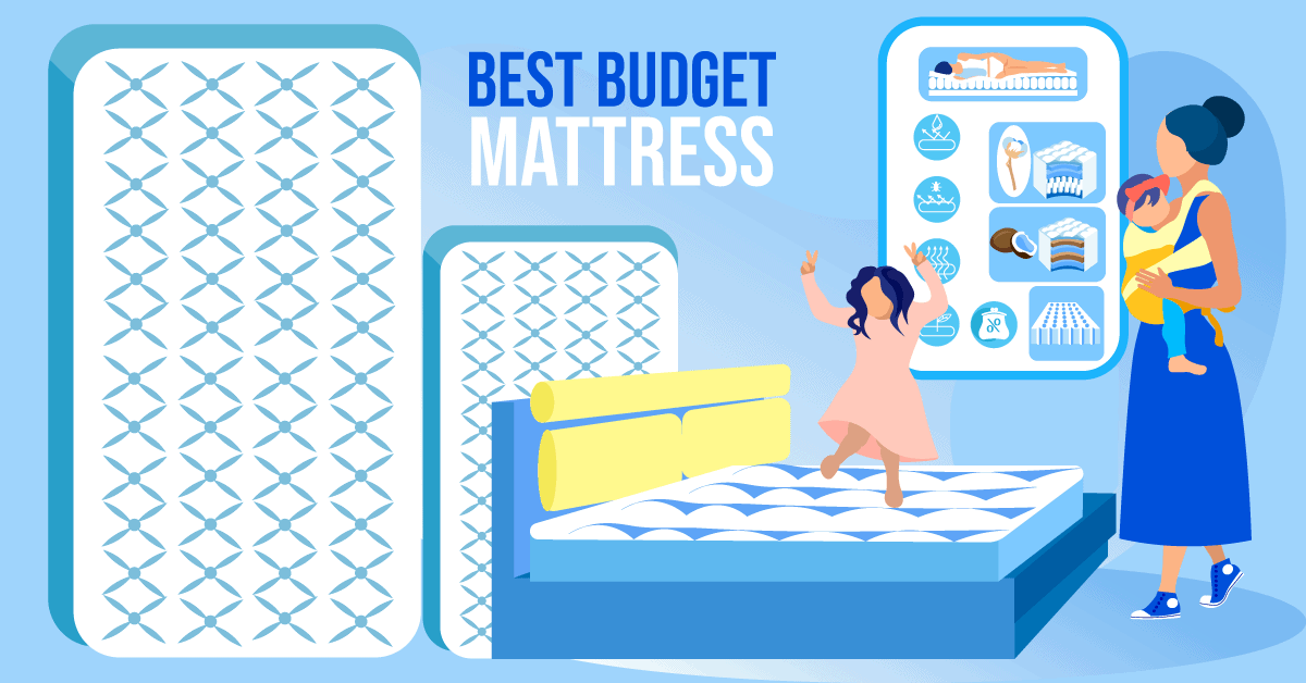 Top 8 Low Price and High Performance Best Budget Mattress in 2024