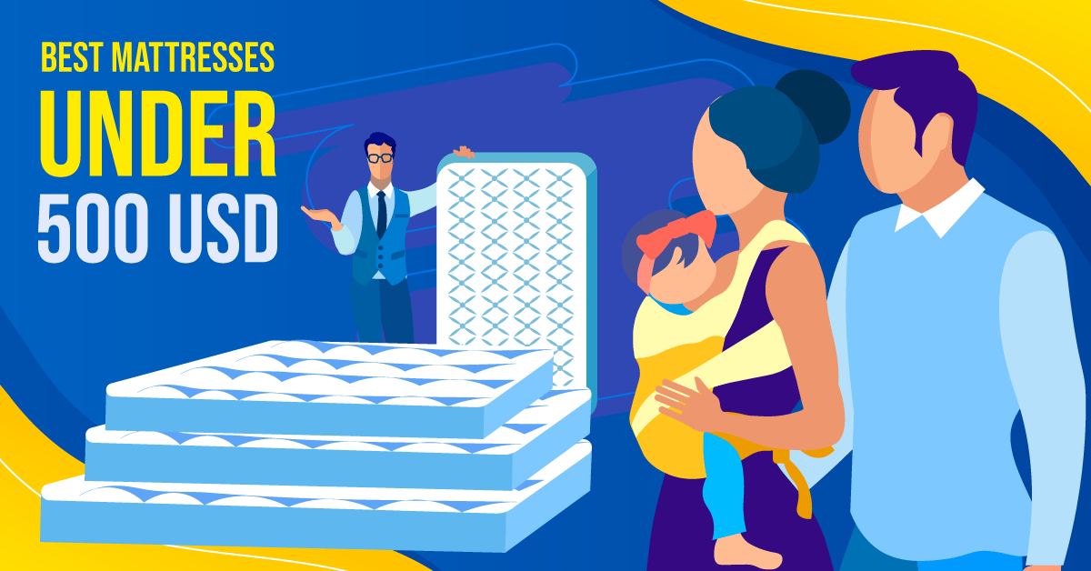 Best Mattresses Under 500 USD in 2024 • InsideBedroom