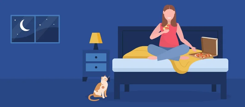 Should You Eat Just Before Bed?