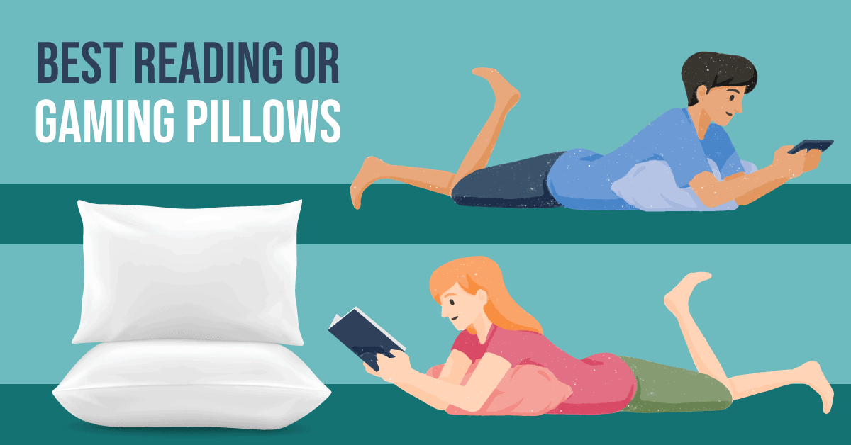 windowew Reading Pillow with Shredded Memory Foam Great As Backrest for Books Or Gaming Increase Waist Pillow 
