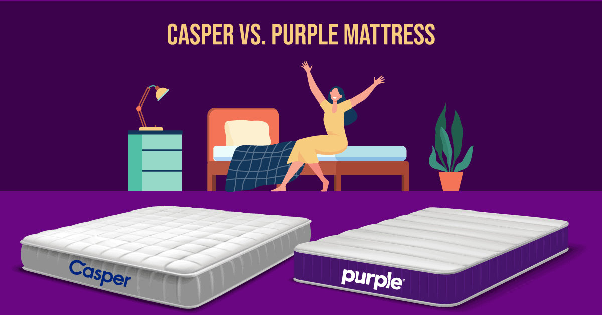 Casper Vs. Purple Mattress Comparison and Review 2023