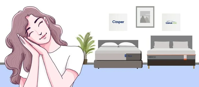 Casper vs. Tempur-Pedic Mattress Review