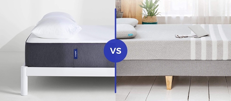 foam mattress leesa vs casper