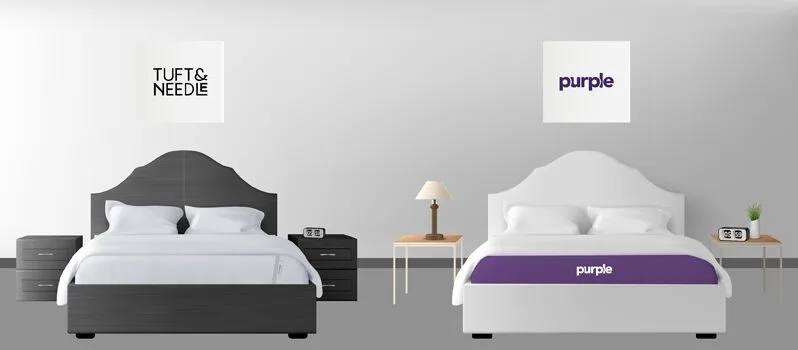 Tuft & Needle vs. Purple Mattress Review Tuft & Needle vs. Purple Mattress Review