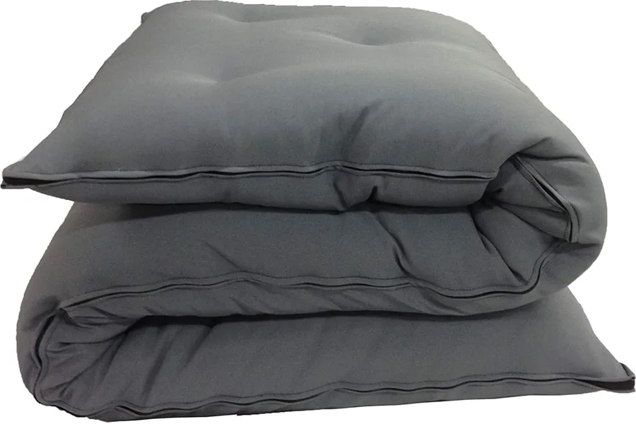 D&D Futon Furniture Gray Shikibuton Full Size Futon
