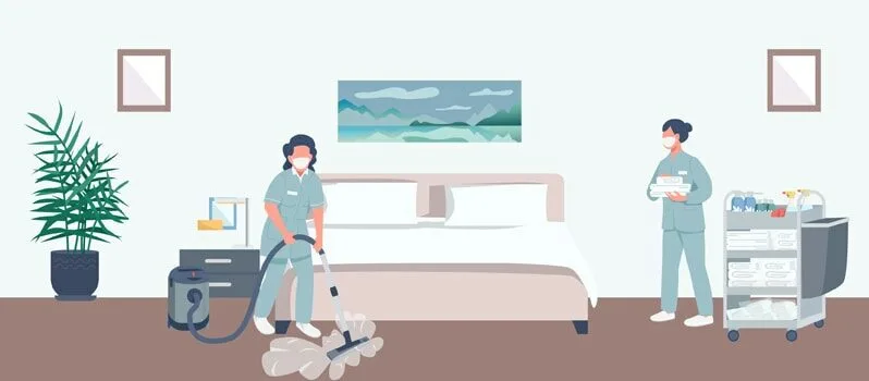Clean Bedroom of Coronavirus